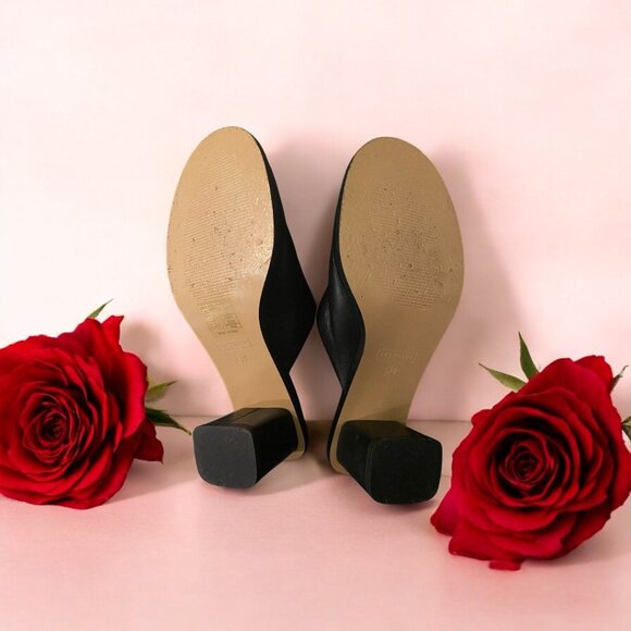 Everlane Made In Italy Comfy Black Leather Mules - Picture 6 of 8